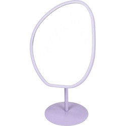 Mirror - Organic - Metal - Lilac - 16,5x12x31,5cm
