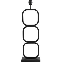 Light & Living - tafellamp - Lutika - zwart - metaal - losse armatuur - E27 - 8302912