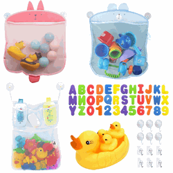 Allerion Bad Organizer - Badspeelgoed Baby - 3 verschillende modellen – Opbergtas – Inclusief speelgoed