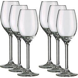 Royal Leerdam Port/sherryglazen - 6x stuks - 140 ml - Likeurglazen - Likeurglazen