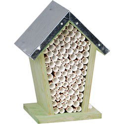 Best for Birds Insectenhotel - hout - bijenhotel - 12 x 15 x 22 cm - Insectenhotel