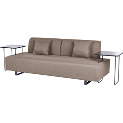 SOKNA - Driezitsbank - Lichtbruin - Polyester