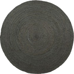 Vloerkleed Jute Rond Army Green ø200 cm