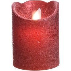 Kerst rode nep kaars met led-licht 10 cm - LED kaarsen
