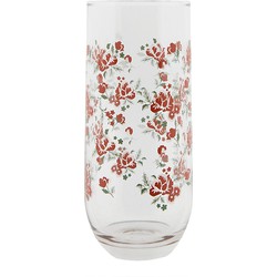 Clayre & Eef Waterglas  280 ml Glas Bloemen Drinkbeker