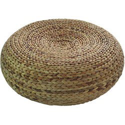 Fine Asianliving Poef Handgevlochten Narcis Rotan  Bruin D50xH18cm