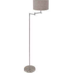 Mexlite vloerlamp Bella - staal - metaal - 45 cm - E27 fitting - 3879ST