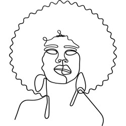 Kare Wanddecoratie Wire African Woman 50x57cm