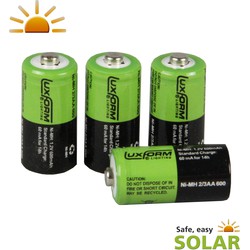 Batterie A Wiederaufladbare Solar - Luxform Lighting