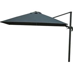 Zweefparasol 300 x 300 cm Shadow - Antraciet/Faded Black - Fonteyn Collectie