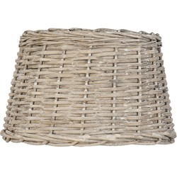 Clayre & Eef Lampenkap  Ø 30x19 cm Beige Rotan Rond Rieten Lampenkap