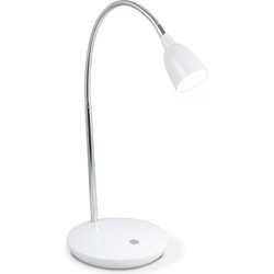 Home sweet home LED bureaulamp Flexy ↕ 41,5 cm - wit