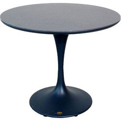 Bridgeport dining tafel midnight grey dia. 90 cm