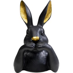 Decofiguur Sweet Rabbit Black 23cm