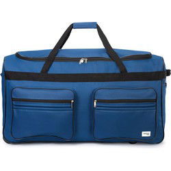 Trolley, reistas, blauw, afsluitbaar, met slot, 160 liter, roltas