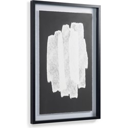 Kave Home - Schilderij Moad in zwart en wit 60 x 90 cm