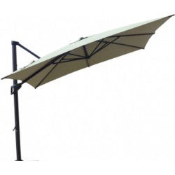 INOWA Zweefparasol 3x3 mtr Aluminum-lichtgroen