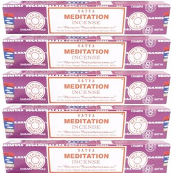 60 Nag Champa wierookstokjes Meditation 15 gram - Wierookstokjes