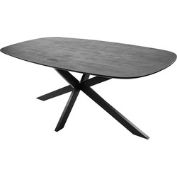 Kick eettafel Dana - 240cm - Zwart