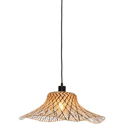 Hanglamp Ibiza - Bamboe/Zwart - 50x50x15cm