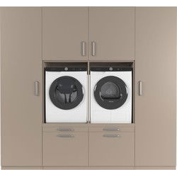Wasophoogte Wasmachine Kast Vienna – Perle Taupe