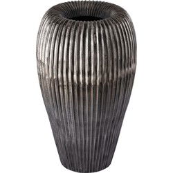 PTMD Russel Silver Alu Pot High Ribbed Large