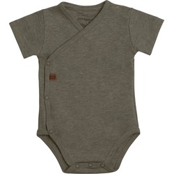 Baby's Only Rompertje Melange - Khaki - 68 - 100% ecologisch katoen