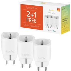 EU Smart Socket Promo Pack 2-plus-1 Stekker