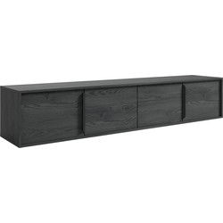 Meubella - TV-Meubel Elora - Grijs eiken - 200 cm