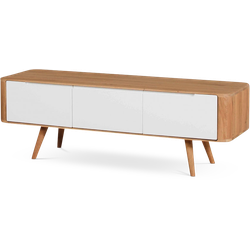 Ena lowboard houten tv meubel naturel - 135 x 42 cm