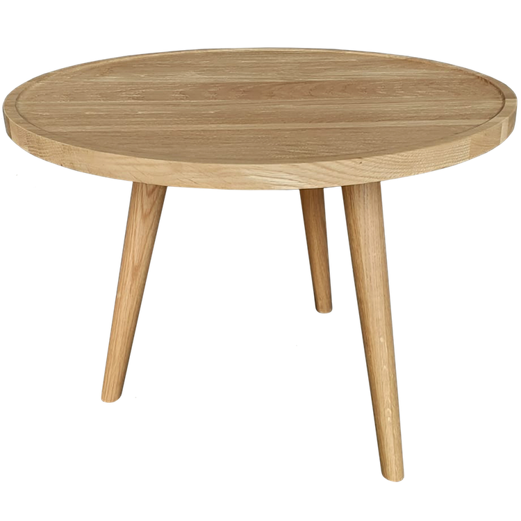 Home Delight Bijzettafel Eiken rond 56cm - Default Title - 