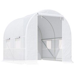 4goodz Tunnelkas - Foliekas Kweekkas 250x200x200 cm - Wit