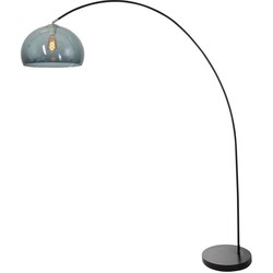 Mexlite vloerlamp Solva - zwart - metaal - 3907ZW