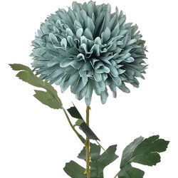 Clayre & Eef Kunstbloem 54 cm Groen Blauw Kunststof