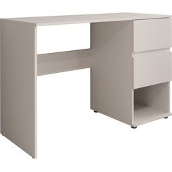 Meubella - Bureau Brussel - Wit - 115 cm