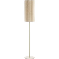 vtwonen Vloerlamp Ø30x165 cm FRINGE naturel+crème