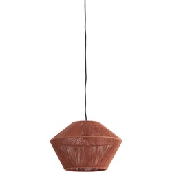 Light&living Hanglamp Ø40x26,5 cm FUGIA jute steenrood