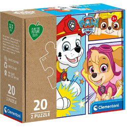 Clementoni Puzzel Paw Patrol 2x20 Stukjes