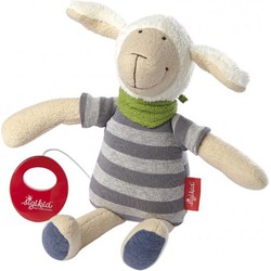 sigikid 41956 Schapenknuffel Katoen, Polyester Grijs, Wit knuffel