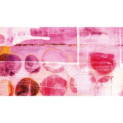 Sanders & Sanders fotobehang kunst roze - 500 x 280 cm - 612371