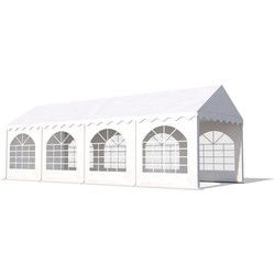 Professionele Partytent PVC 6x8x2,3 mtr in Wit