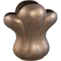 PTMD Vaas Mellie - 22x16x24 cm - Keramiek - Brons