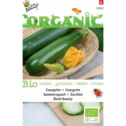 5 stuks - Organic Courgette Black Beauty (Skal 14725)