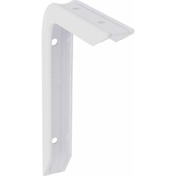 AMIG Plankdrager/planksteun van aluminium - gelakt wit - H150 x B100 mm - heavy support - Plankdragers