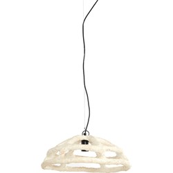 Light&living Hanglamp Ø52x24 cm PORILA crème