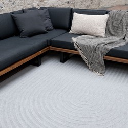 Buitenkleed Bow Grijs Interieur05 Grijs/Antraciet - Polypropyleen - 160 x 230 cm - (M)