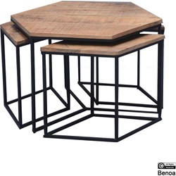 Benoa Oklahoma Coffee Table Set Of 4 70 cm