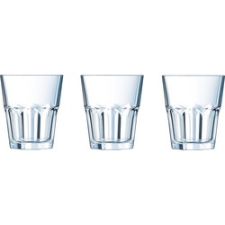 24x Stuks waterglazen/drinkglazen 200 ml - Drinkglazen