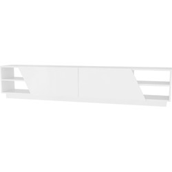 Meubel TV 4 planken 2 deuren L240 cm - Rhodes