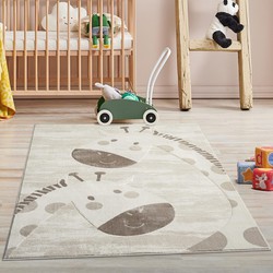 Kindervloerkleed - Sara Giraffe Crème/Beige - 160 X 230 CM